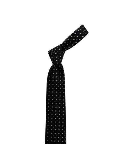 Camicissima Men's 100% Silk Tie - BLACK