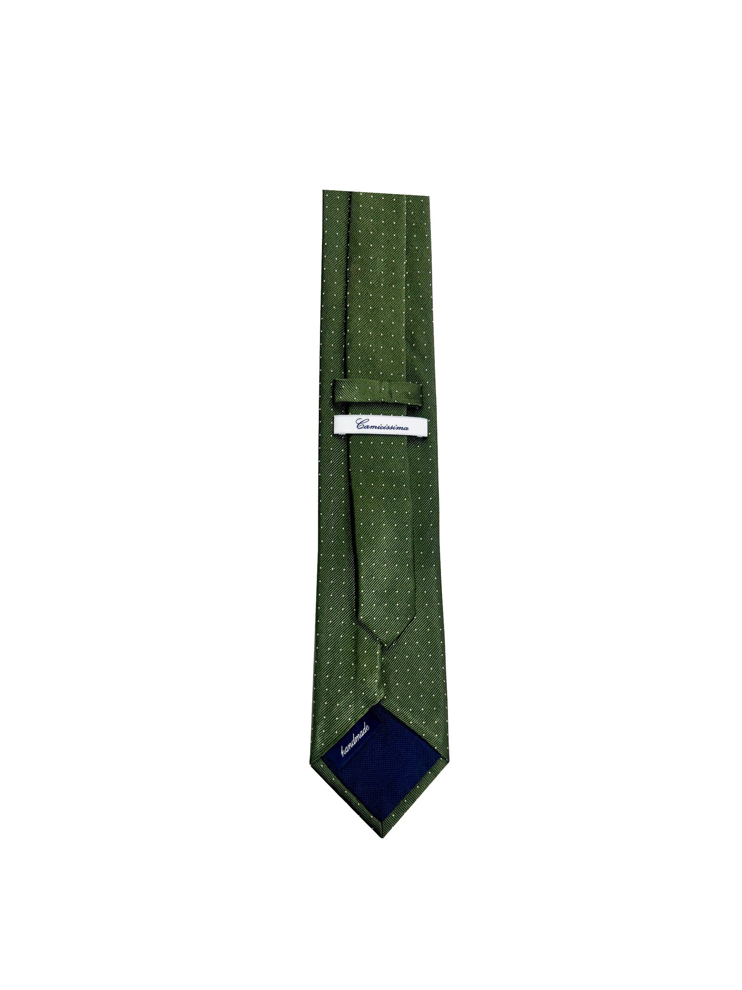 Camicissima Men's 100% Silk Tie - GREEN