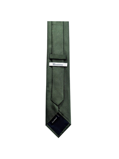 Camicissima Men's 100% Silk Tie - MILITARY
