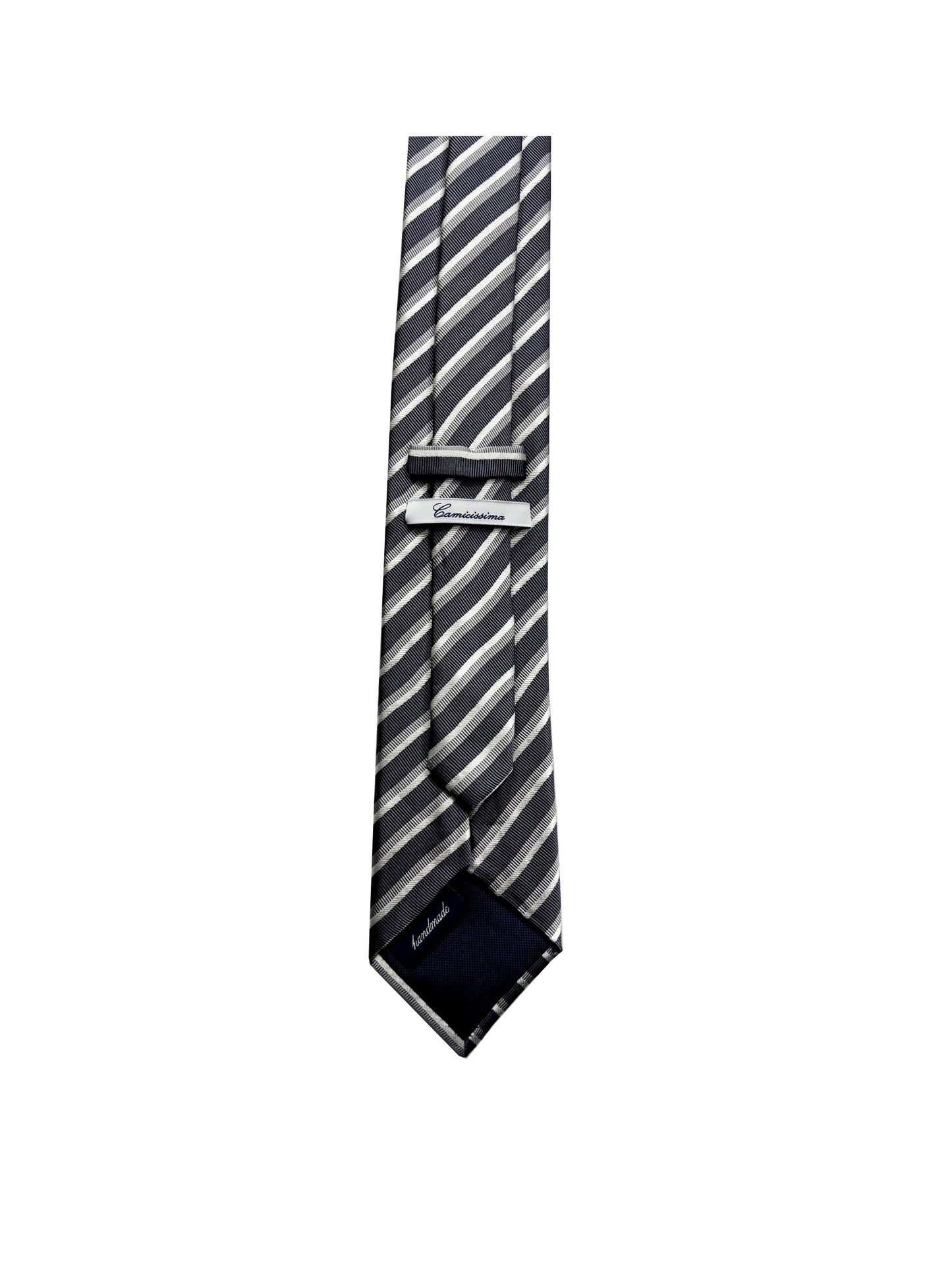Camicissima Men's 100% Silk Tie - GREY