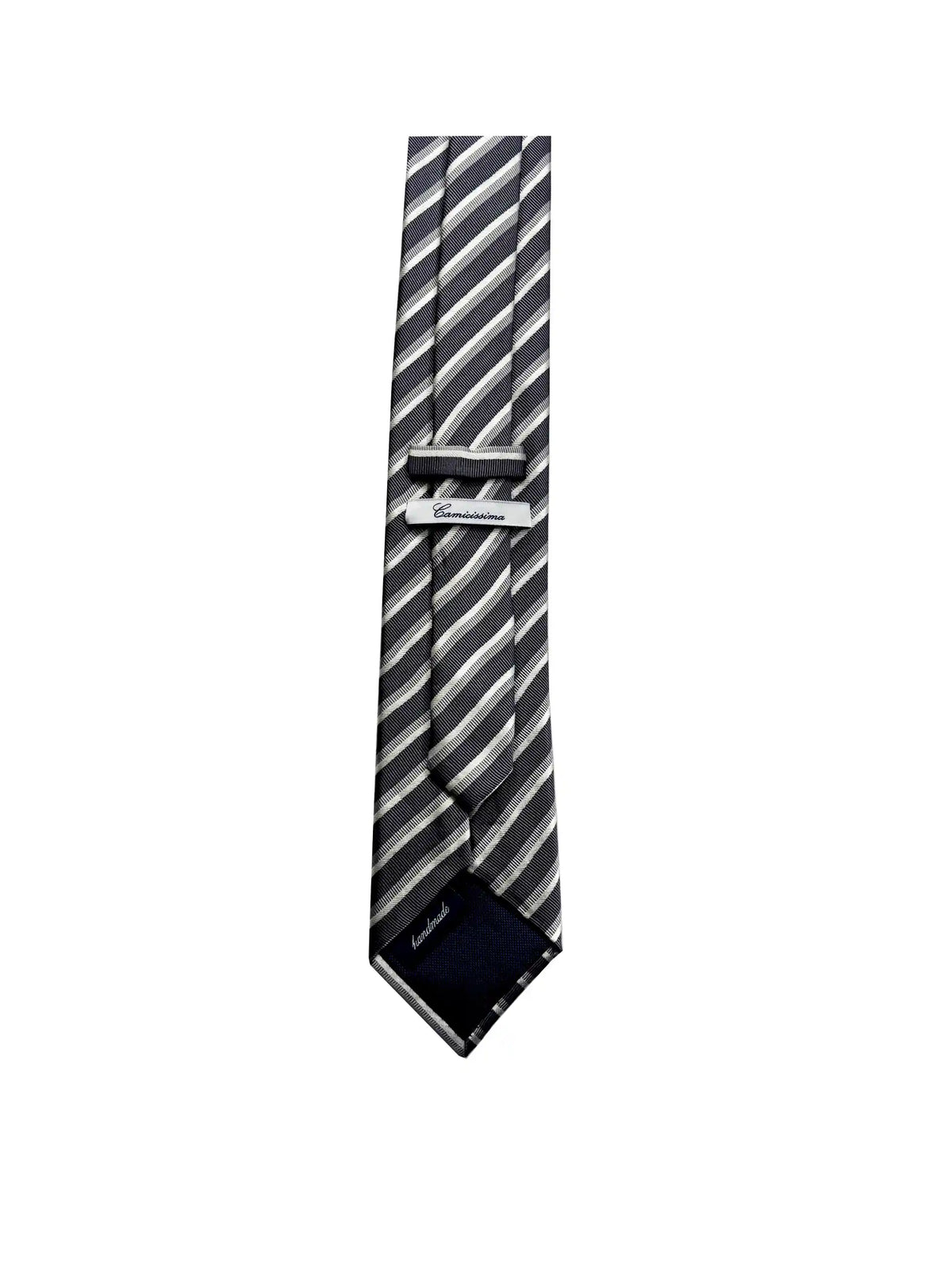 Camicissima Men's 100% Silk Tie - GREY