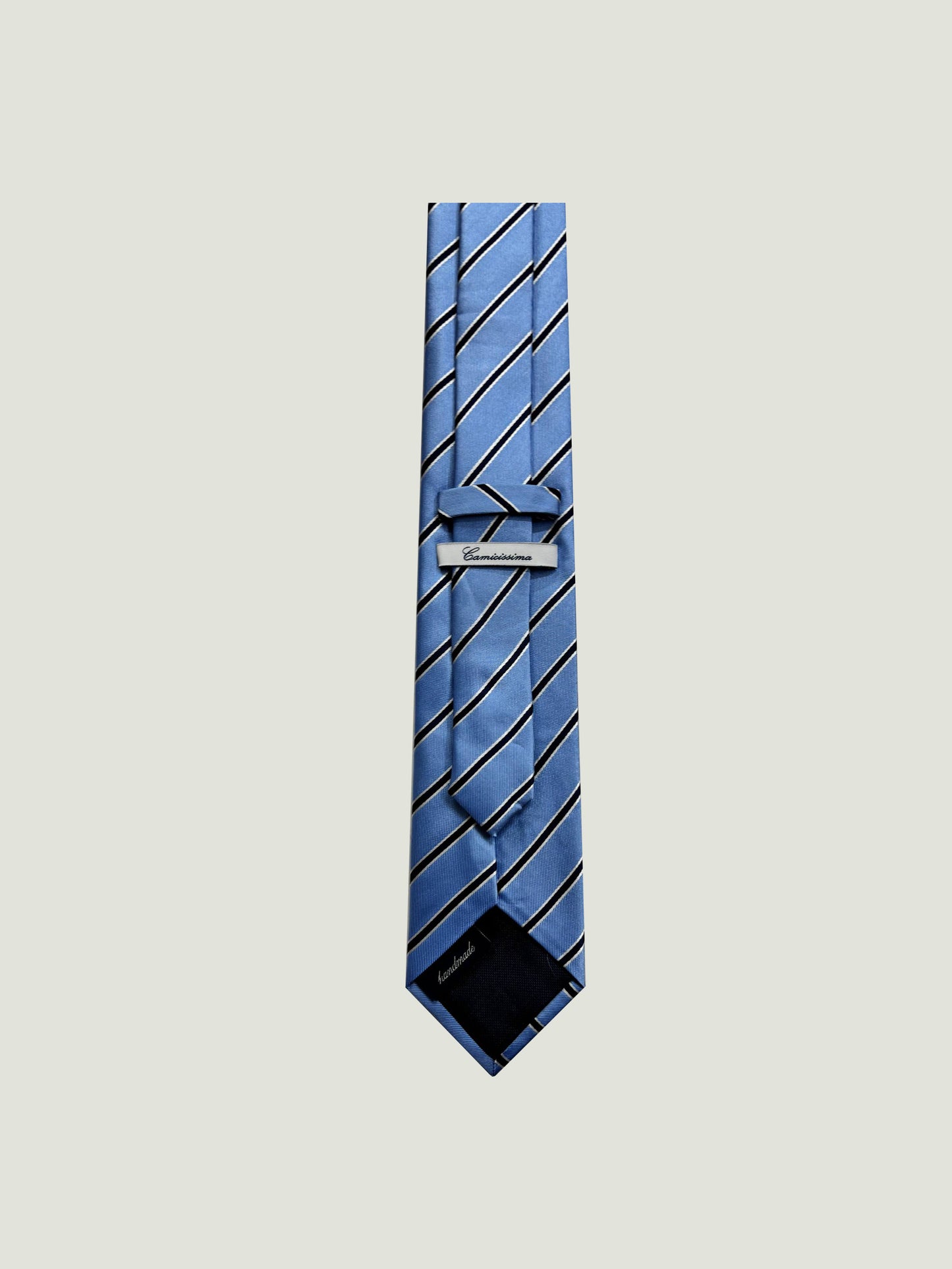 Camicissima Men's 100% Silk Tie - LIGHT BLUE