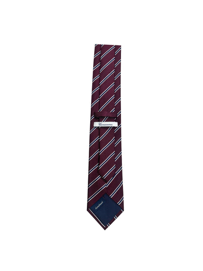 Camicissima Men's 100% Silk Tie - BORDEAUX