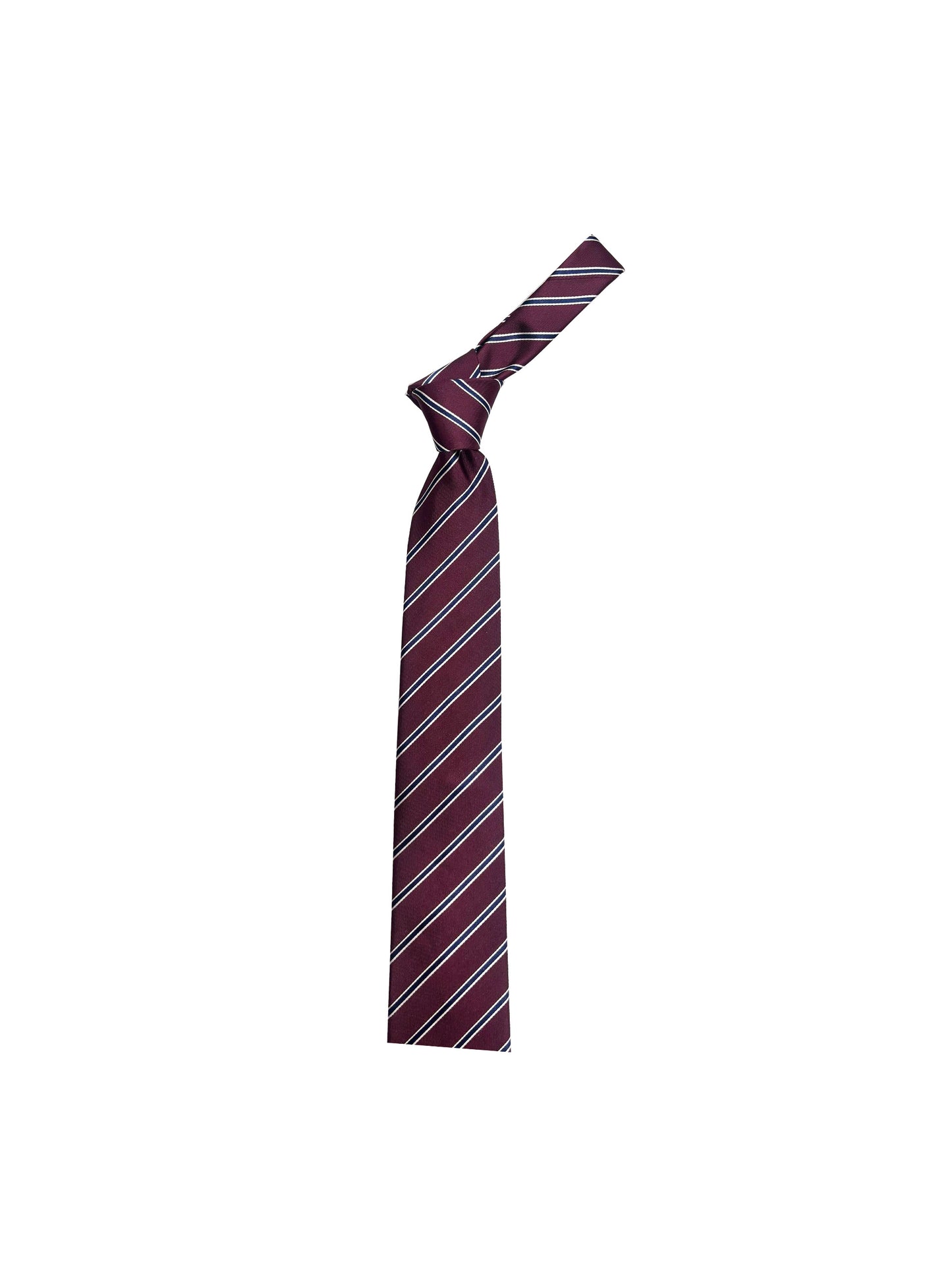 Camicissima Men's 100% Silk Tie - BORDEAUX