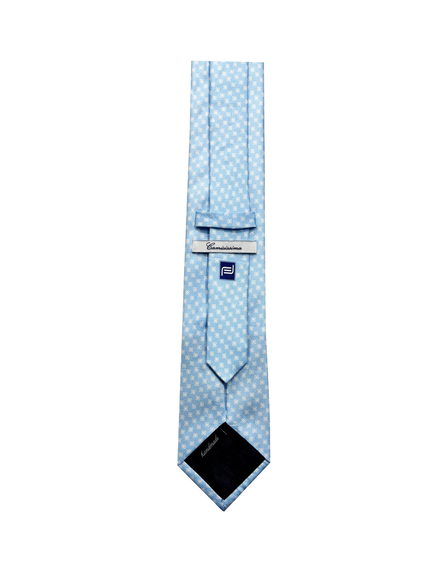 Camicissima Men's 100% Silk Tie - LIGHT BLUE