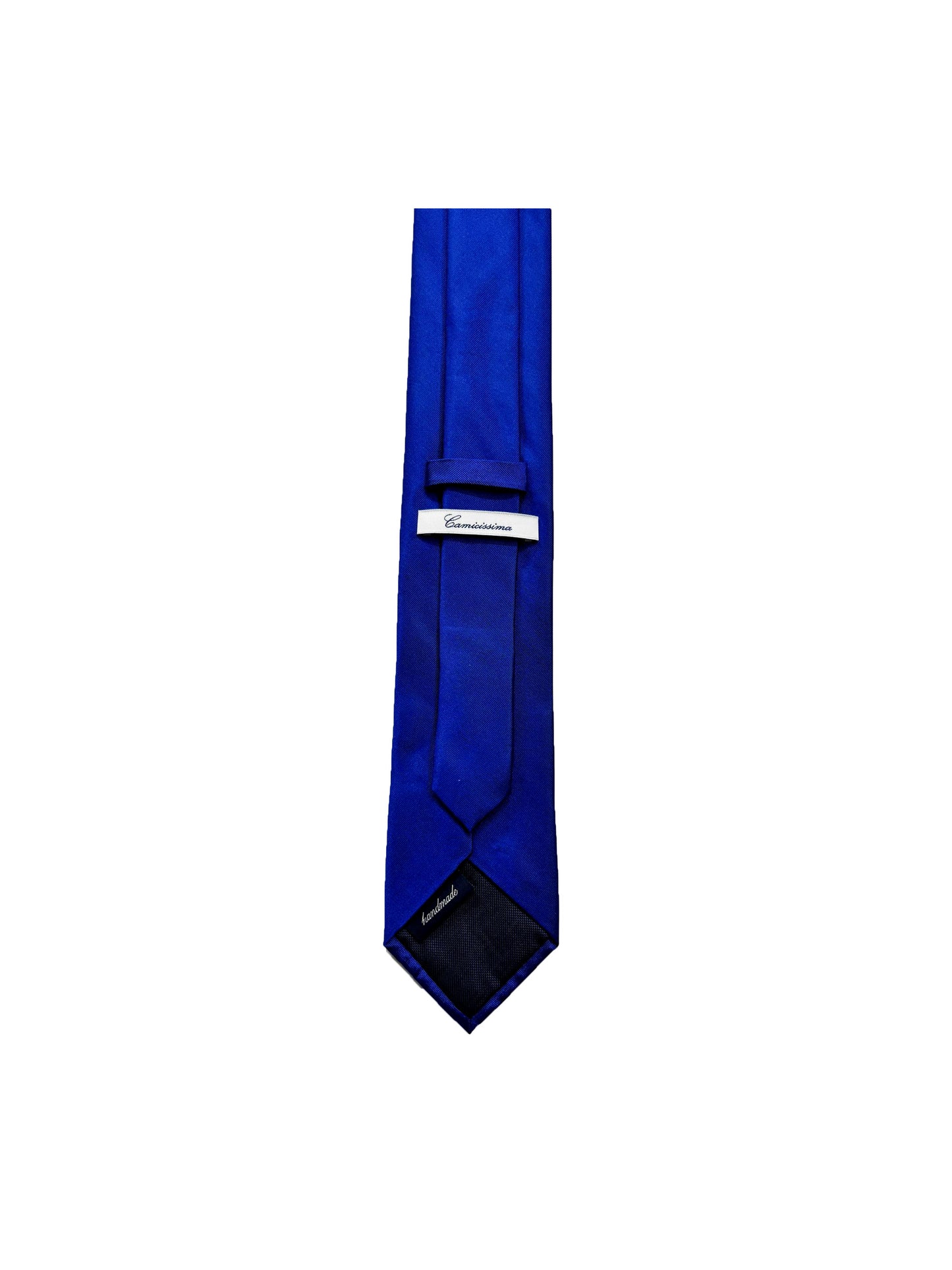 Camicissima Men's 100% Silk Tie - EL. BLUE