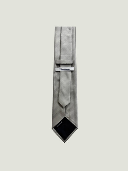 Camicissima Men's 100% Silk Tie - GREY