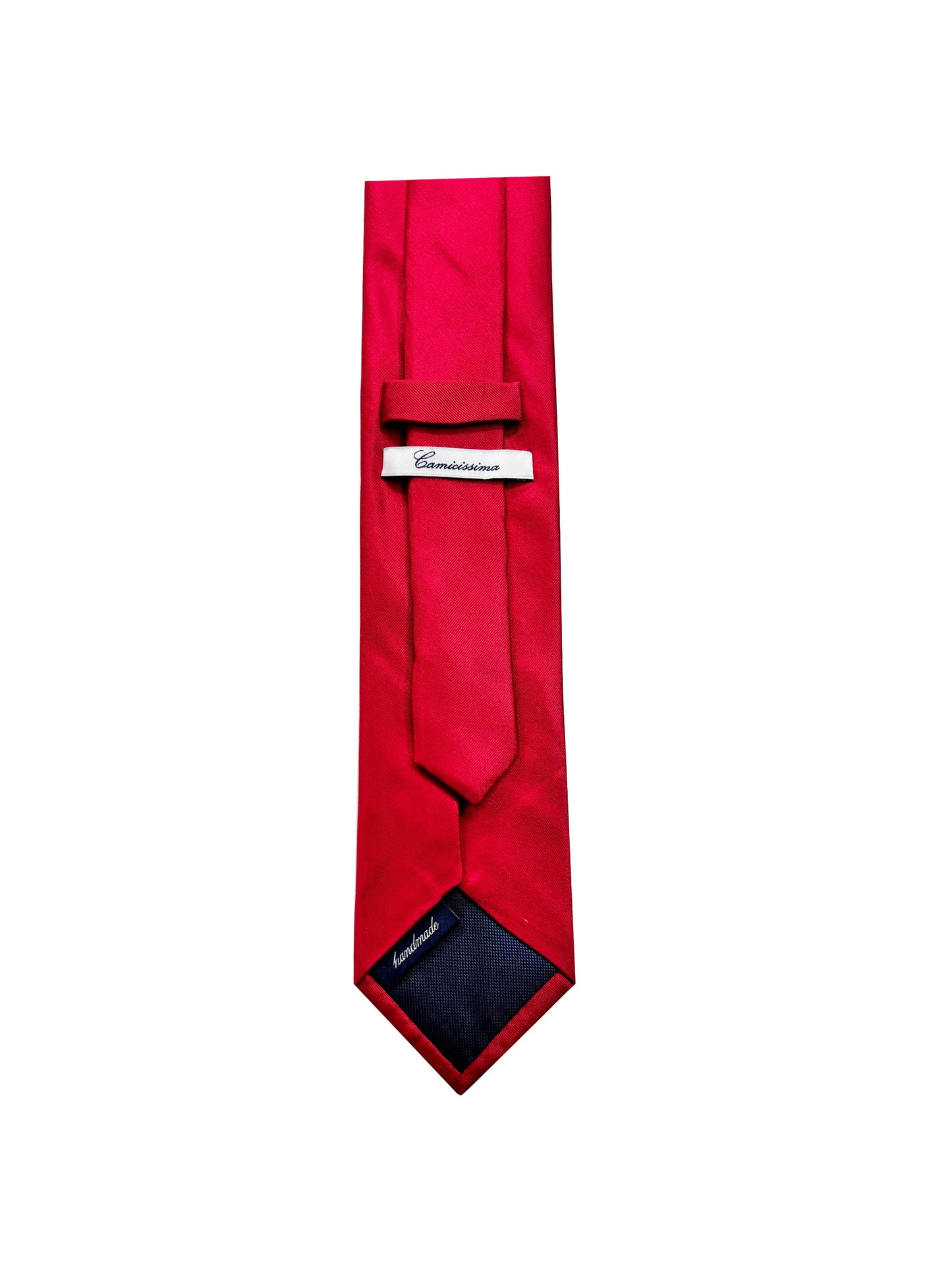 Camicissima Men's 100% Silk Tie - RED