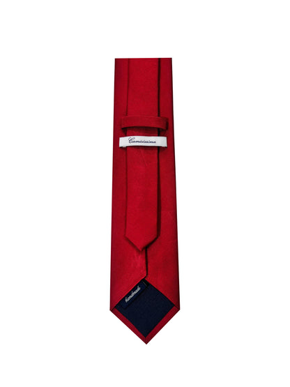 Camicissima Men's 100% Silk Tie - RED