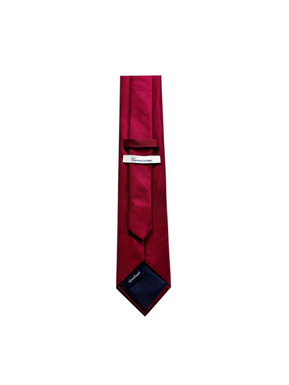 Camicissima Men's 100% Silk Tie - BORDEAUX