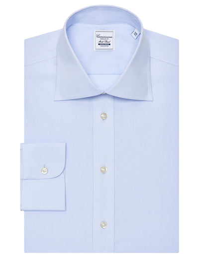 Camicissima Men’s Regular Fit White Shirt – Non-Iron Permanent | Full Sleeves