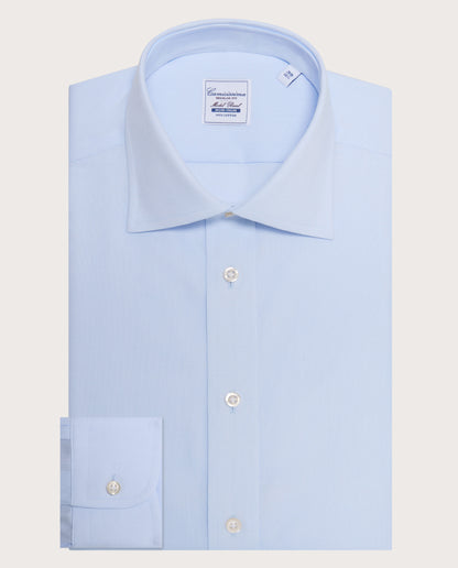 Camicissima Non-Iron Light Blue Regular Fit Cotton Shirt