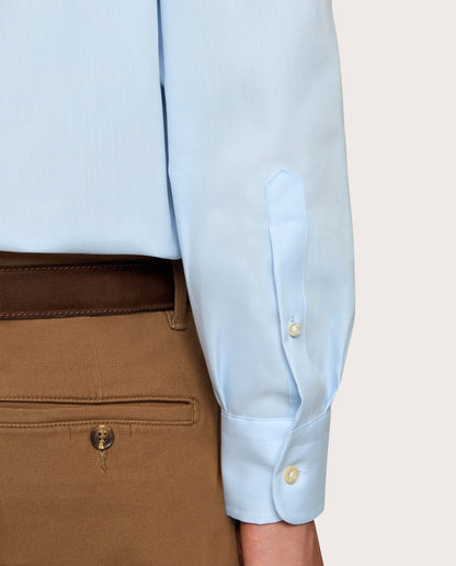 Camicissima Non-Iron Light Blue Regular Fit Cotton Shirt