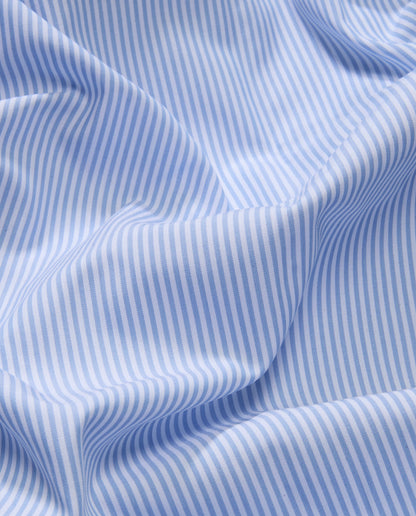 Camicissima Men’s Light Blue Non-Iron Permanent Fitted Cotton Shirt