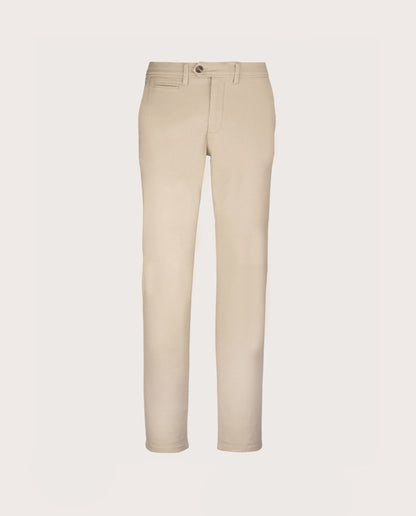 Camicissima Beige Cotton Twill Chino Trousers