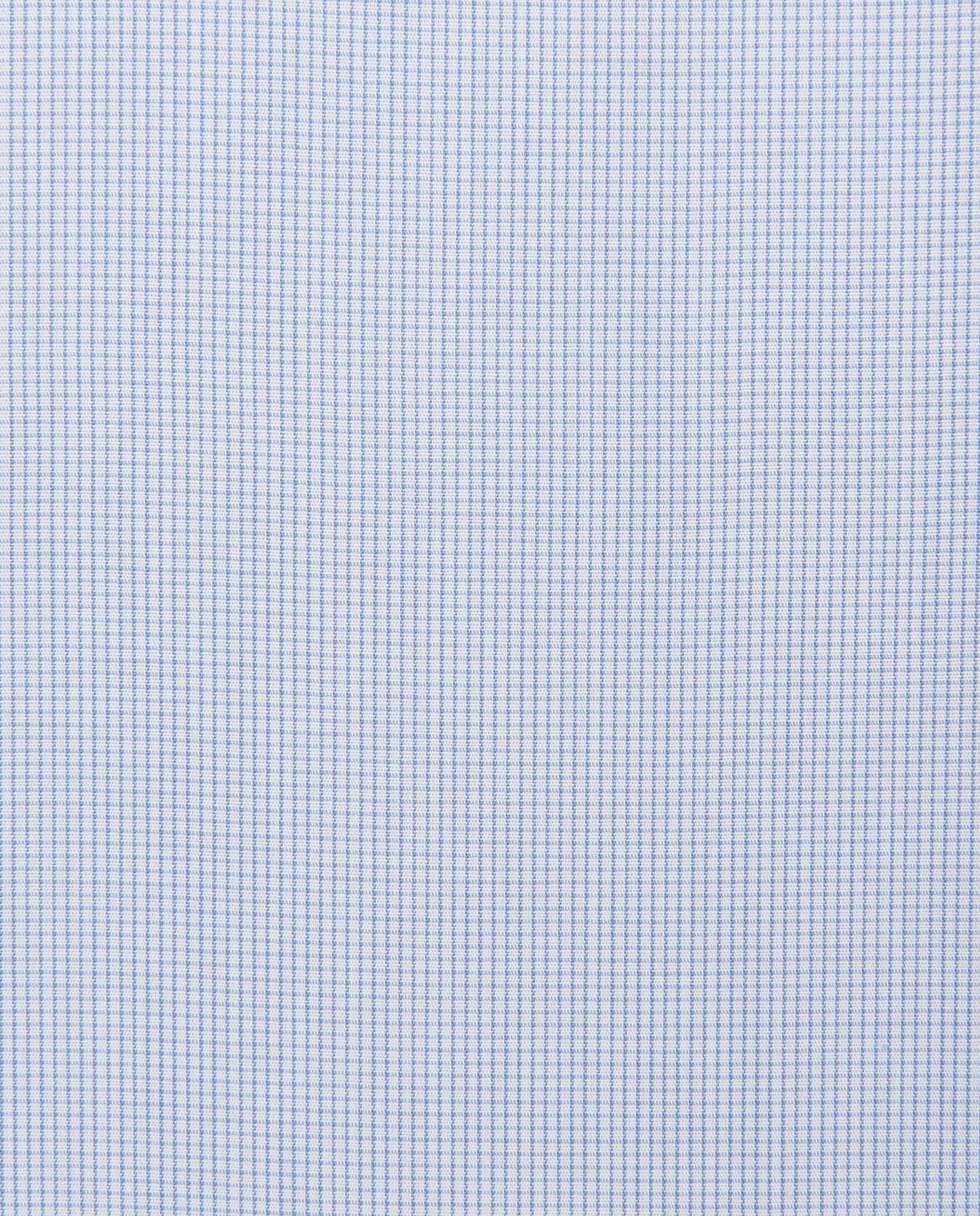 Camicissima Men’s Light Blue Non-Iron Permanent Fitted Cotton Shirt