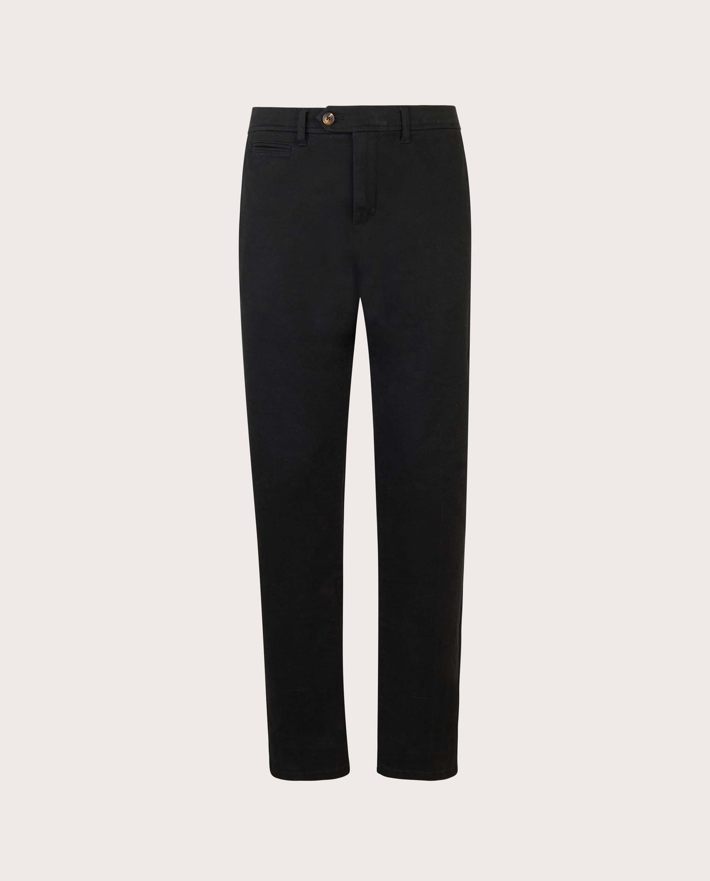 Camicissima Black Cotton Twill Chino Trousers