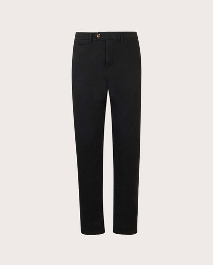 Camicissima Black Cotton Twill Chino Trousers