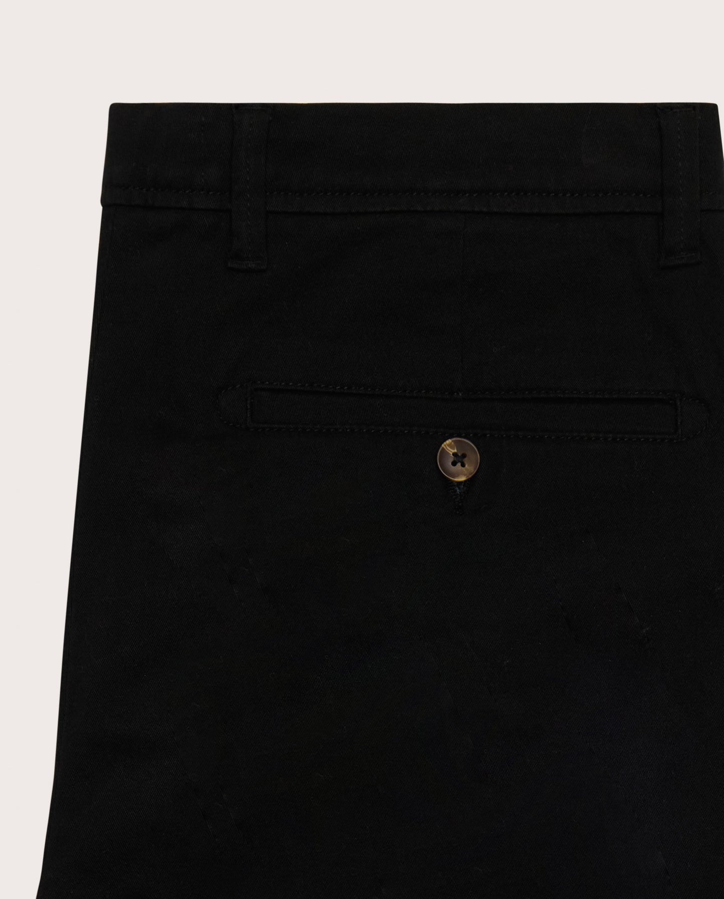 Camicissima Black Cotton Twill Chino Trousers