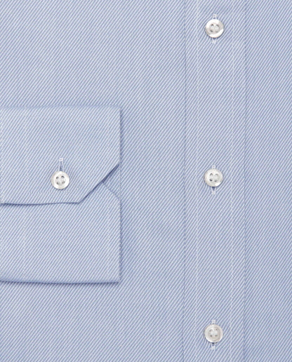 Camicissima Men’s Slim Fit Twill Shirt – Light Blue | Classic Full Sleeves
