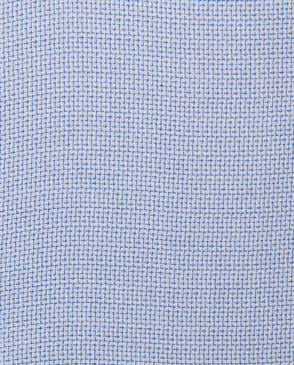 Camicissima Men’s Slim Fit Dobby Shirt – Light Blue | 100% Cotton | Casual Full Sleeves