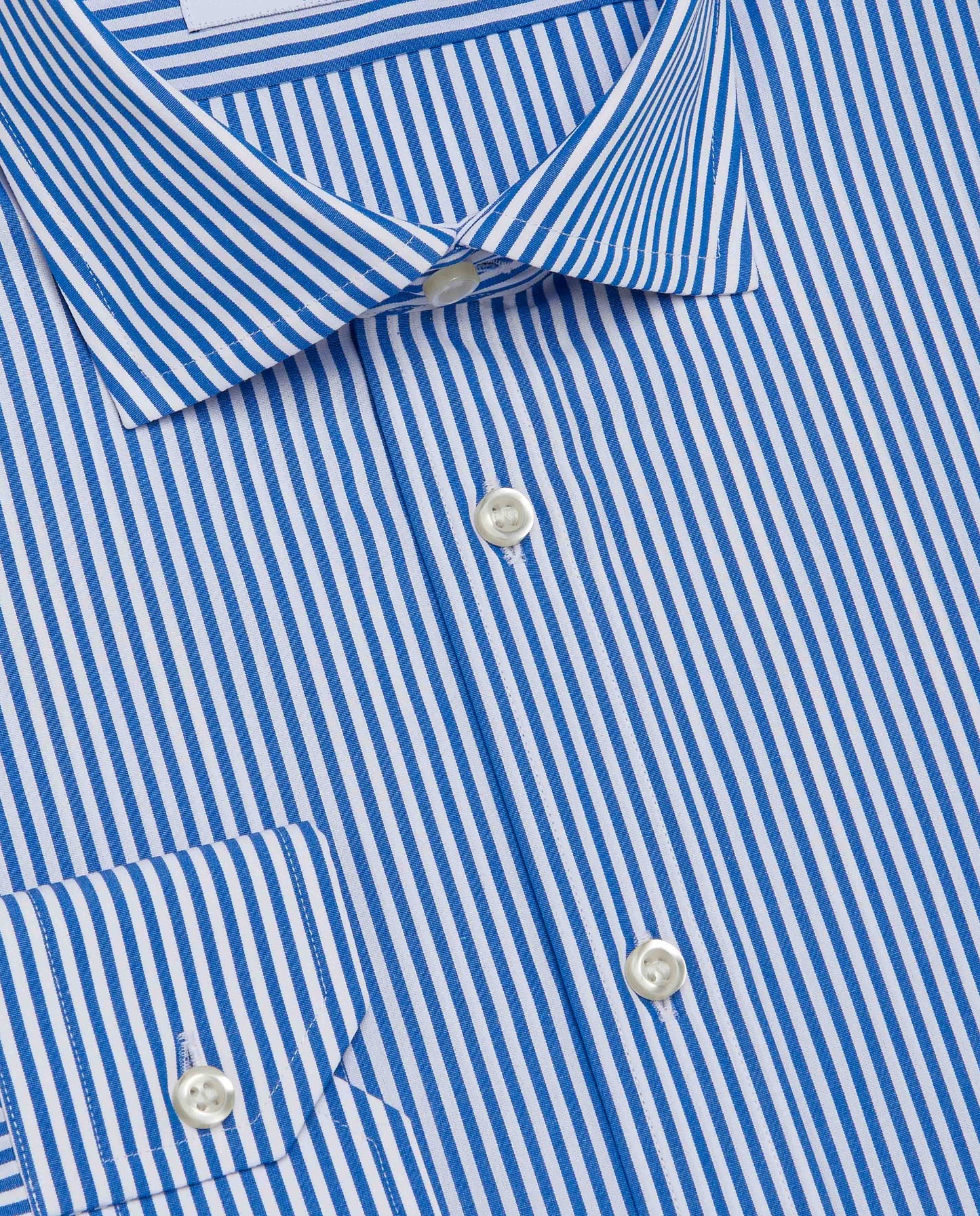 Camicissima Men’s Slim Fit Stripe Shirt – Blue | 100% Cotton | Classic Full Sleeves