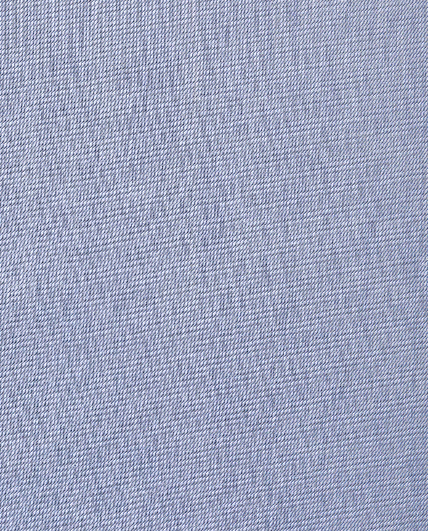 Men’s Slim Fit Twill Shirt – Light Blue | Classic Full Sleeves | 100% Cotton
