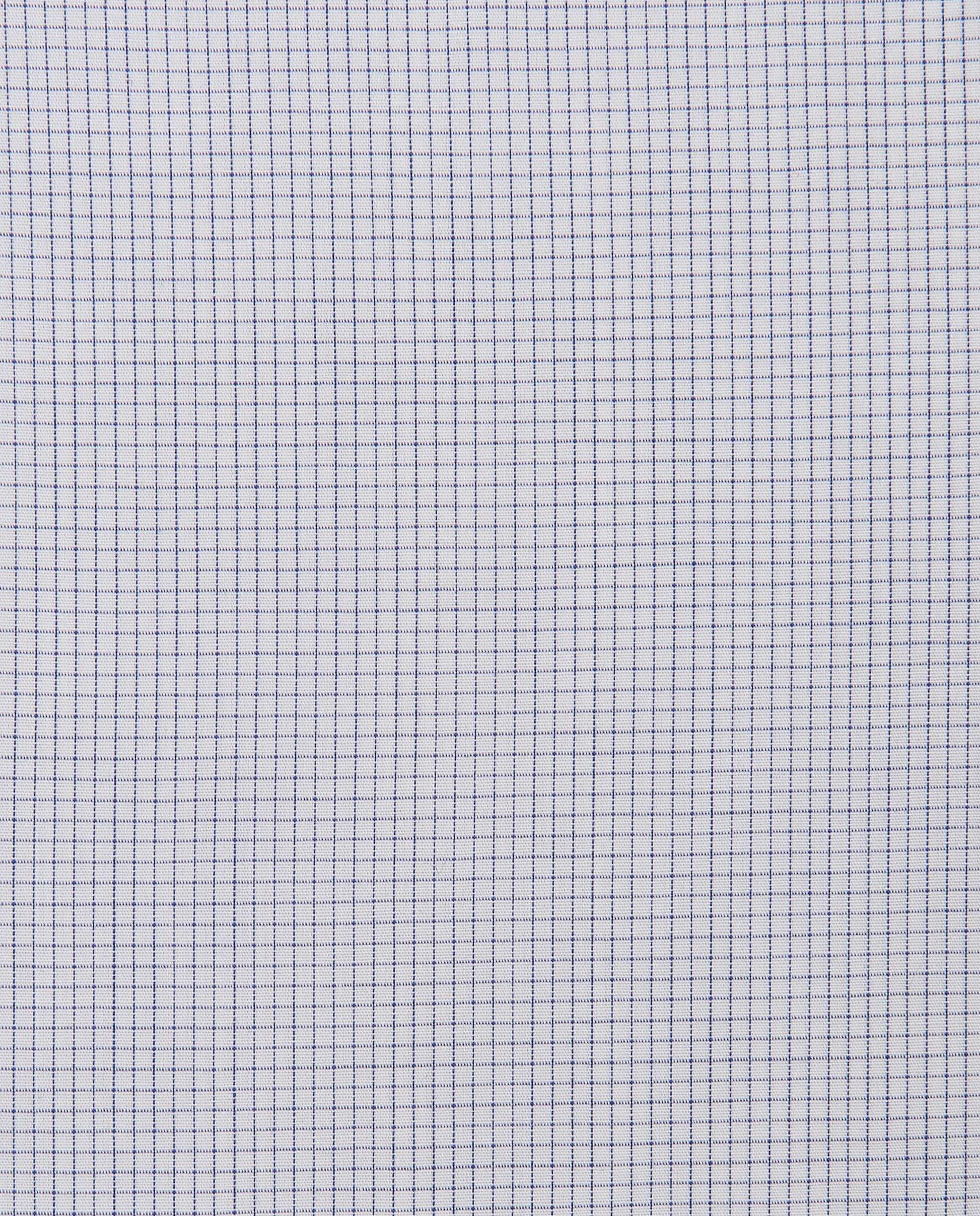 Men’s Slim Fit Checked Shirt – Blue | 100% Cotton | Classic Full Sleeves