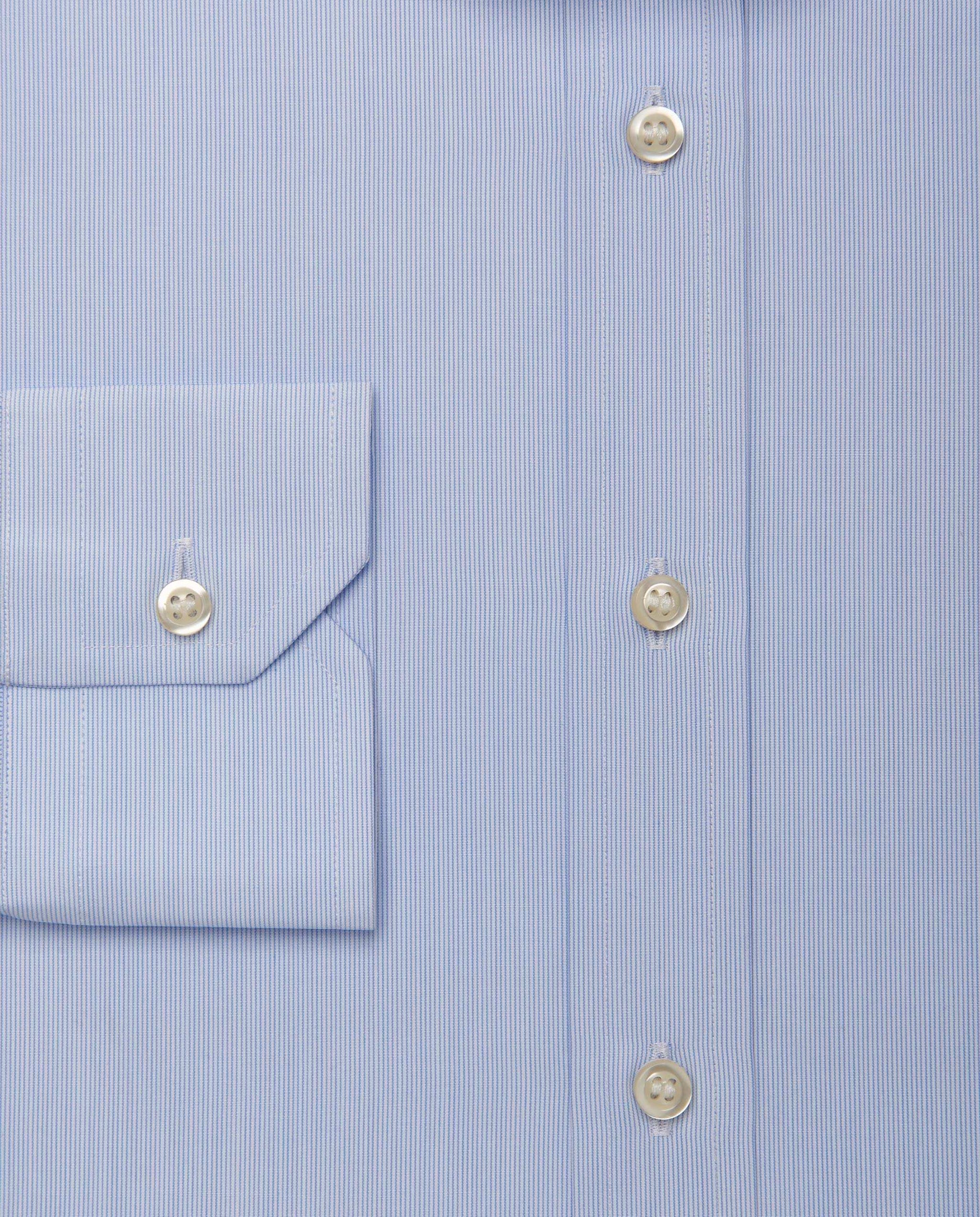 Men’s Slim Fit Plain Shirt – Light Blue | 100% Cotton | Classic Full Sleeves