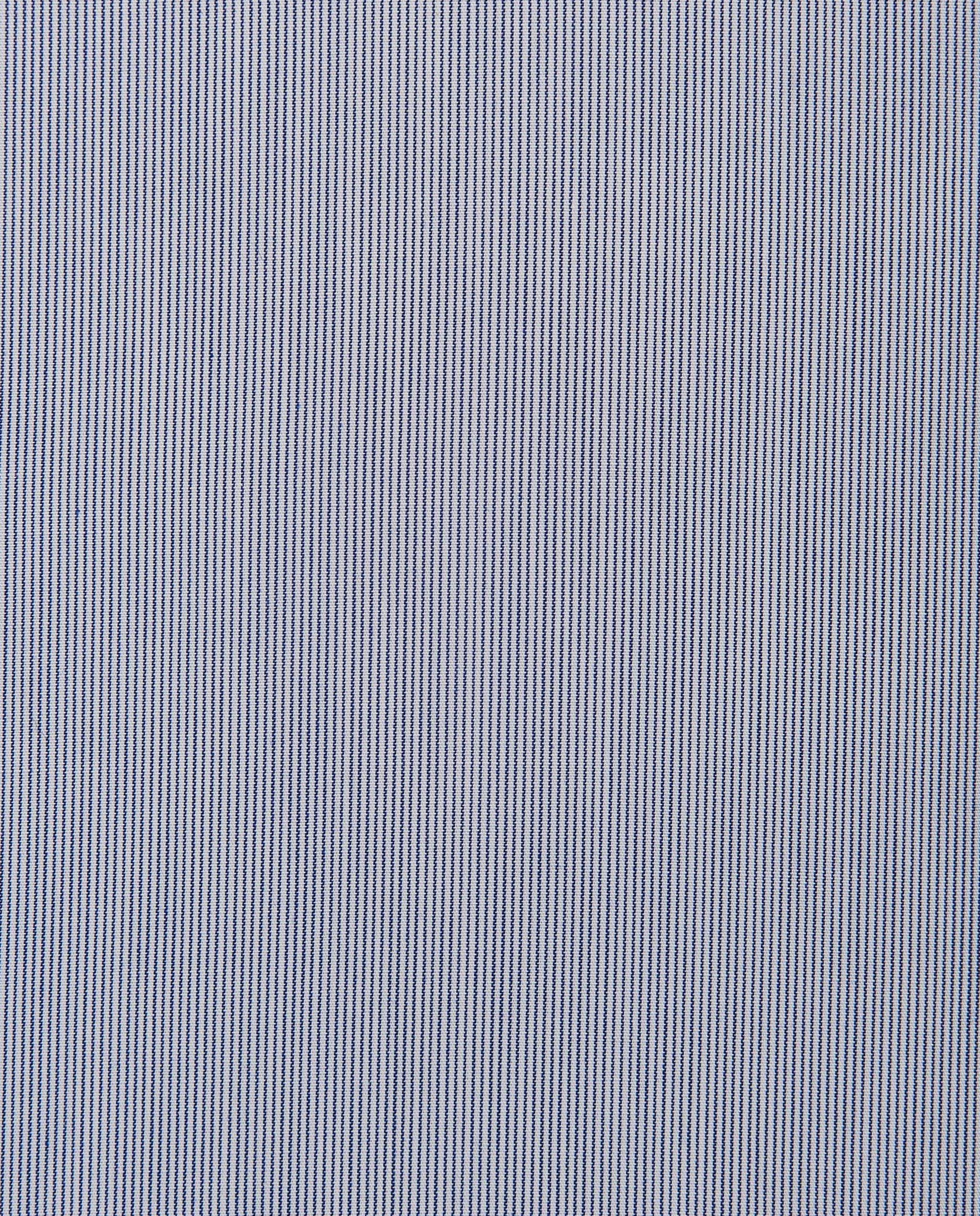 Men’s Slim Fit Striped Shirt – Blue | 100% Cotton | Classic Full Sleeves