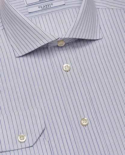 Camicissima Men’s Slim Fit Striped Shirt – 100% Cotton | Classic Full Sleeves
