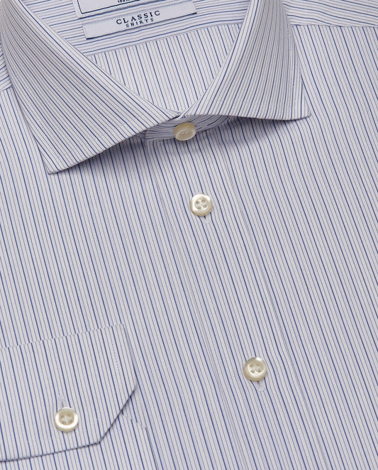 Camicissima Men’s Slim Fit Striped Shirt – 100% Cotton | Classic Full Sleeves