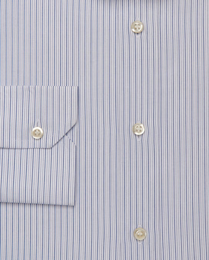 Men’s Slim Fit Striped Shirt 100% Cotton | Classic Full Sleeves
