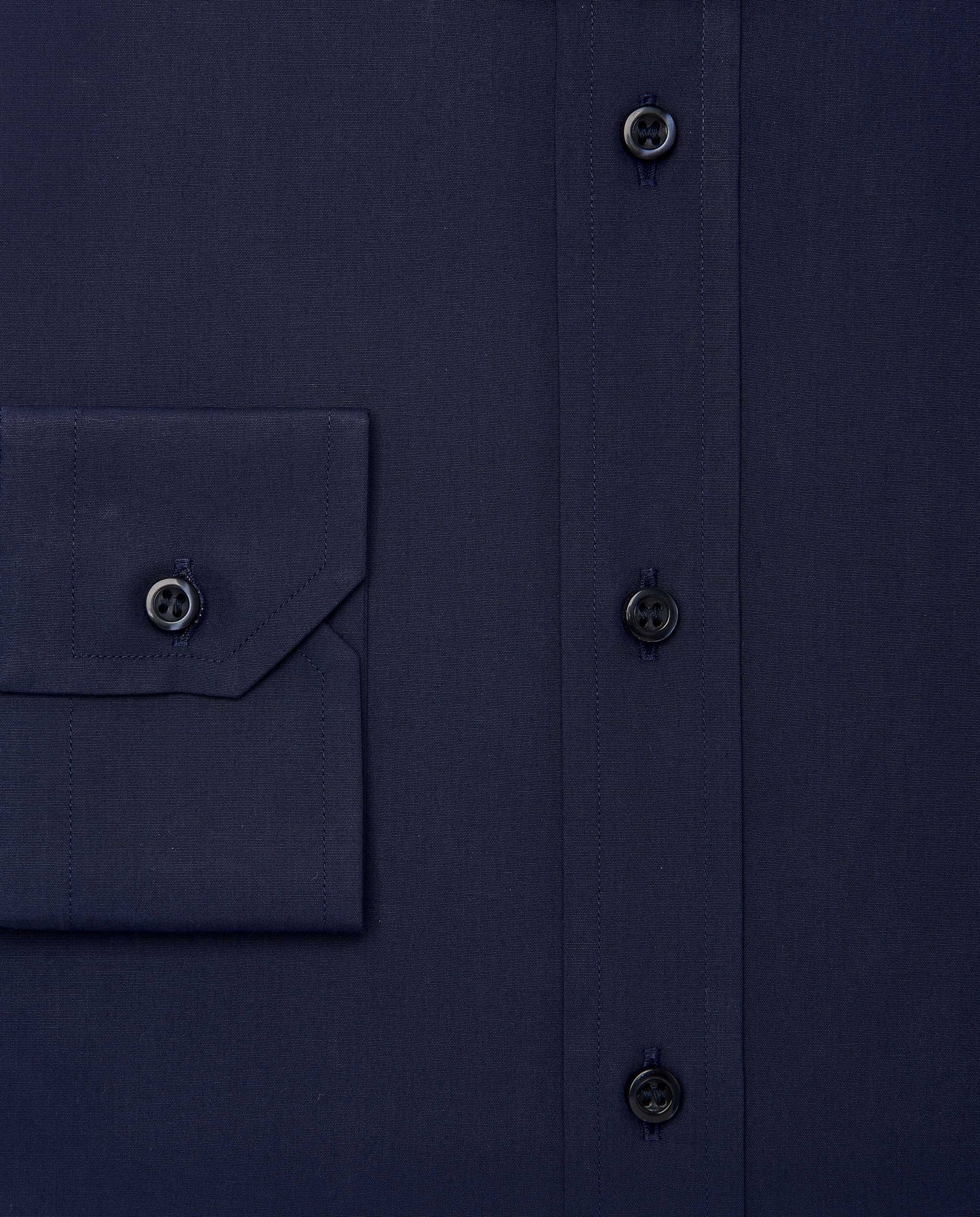 Camicissima Men’s Slim Fit Plain Shirt – Dark Blue | 100% Cotton | Fancy Full Sleeves