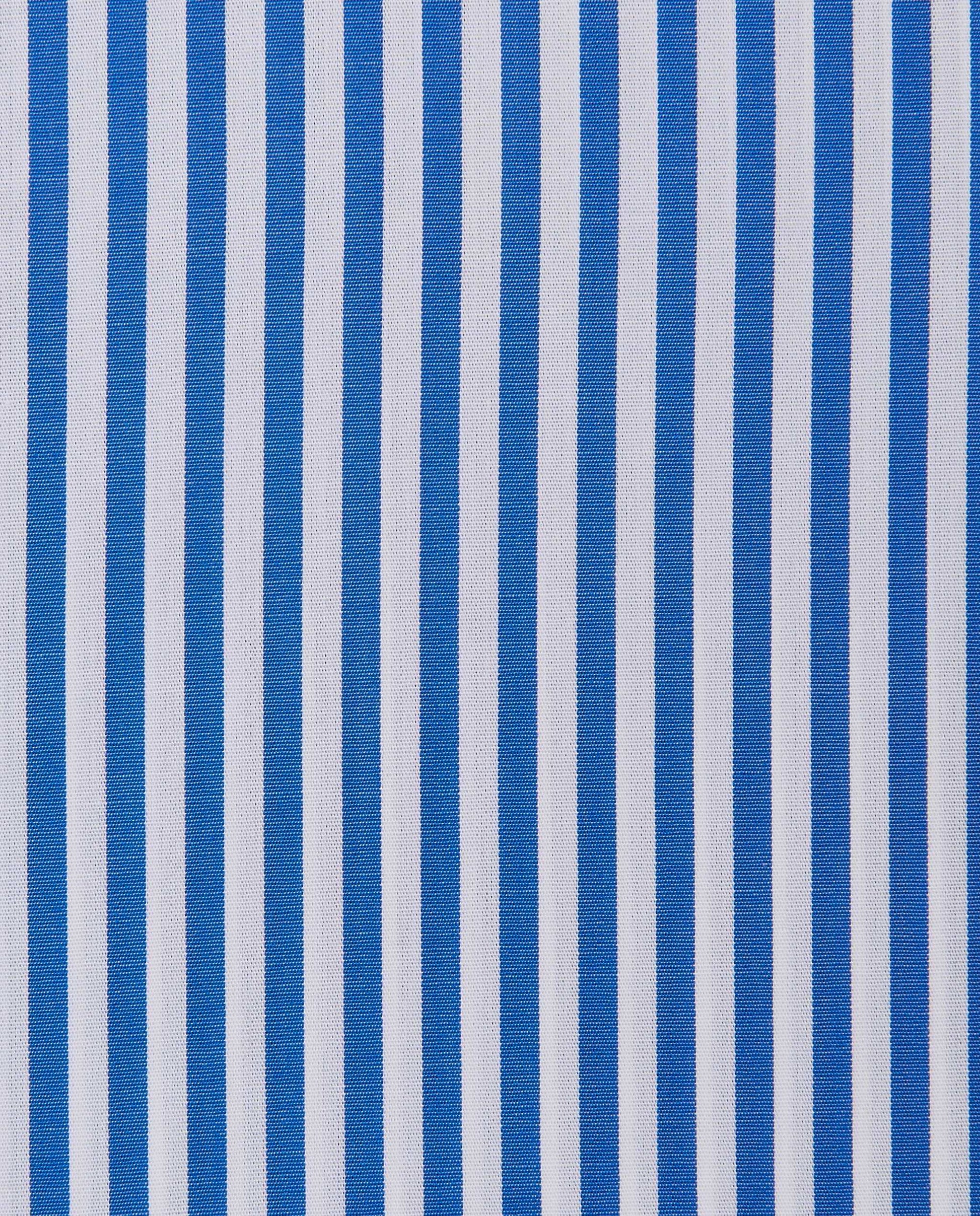 Men’s Slim Fit Striped Shirt – Blue | Fancy Full Sleeves | 100% Cotton