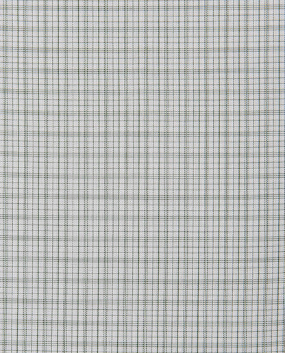 Camicissima Men’s Slim Fit Checked Shirt – Military Green | 100% Cotton | Fancy Full Sleeves