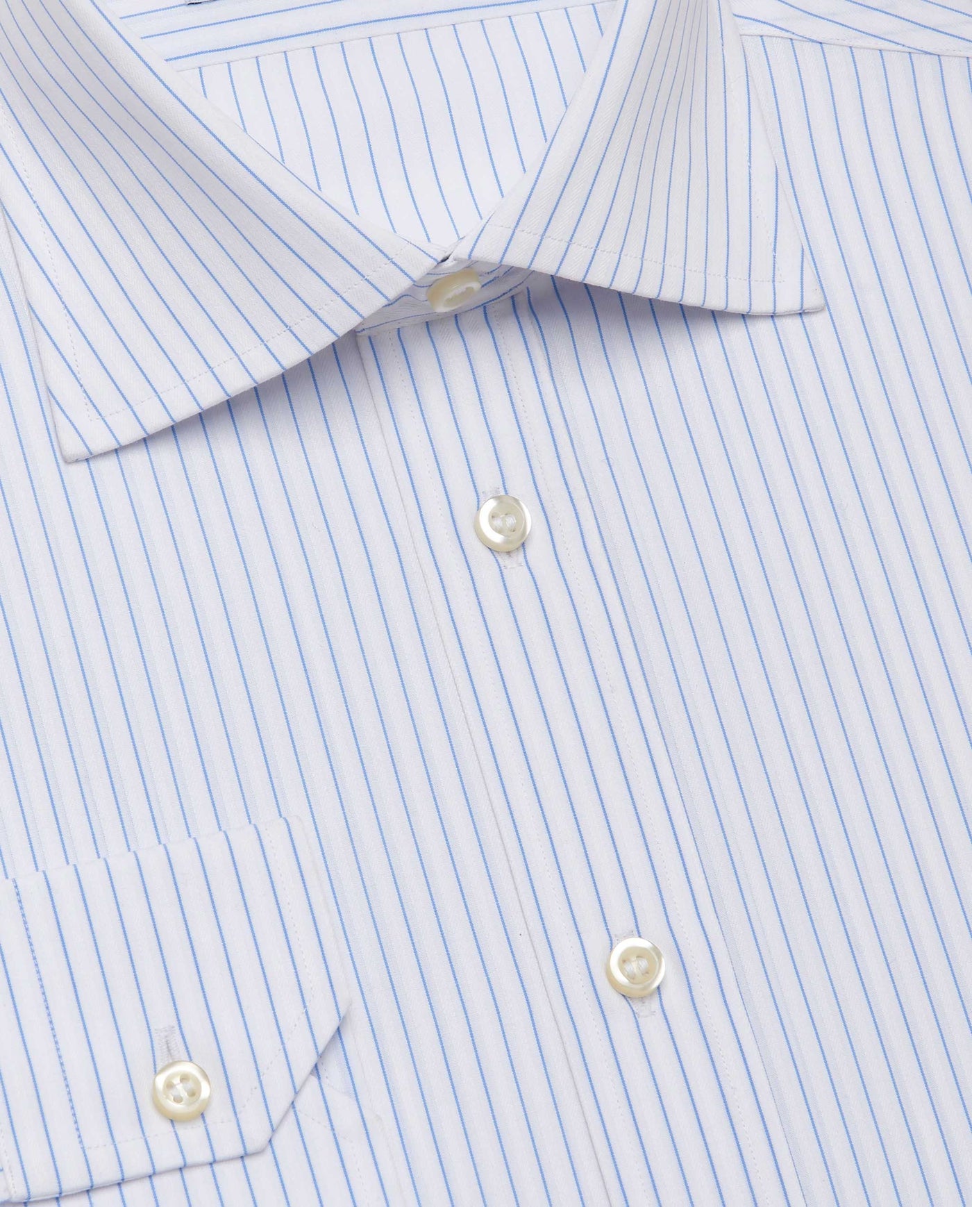 Camicissima Men’s Slim Fit Striped Shirt – Light Blue | 100% Cotton | Classic Full Sleeves