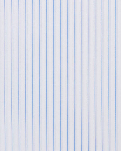 Camicissima Men’s Slim Fit Striped Shirt – Light Blue | 100% Cotton | Classic Full Sleeves