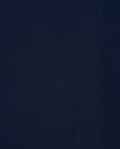 Men’s Slim Fit Plain Shirt – Dark Blue | 100% Cotton | Classic Full Sleeves