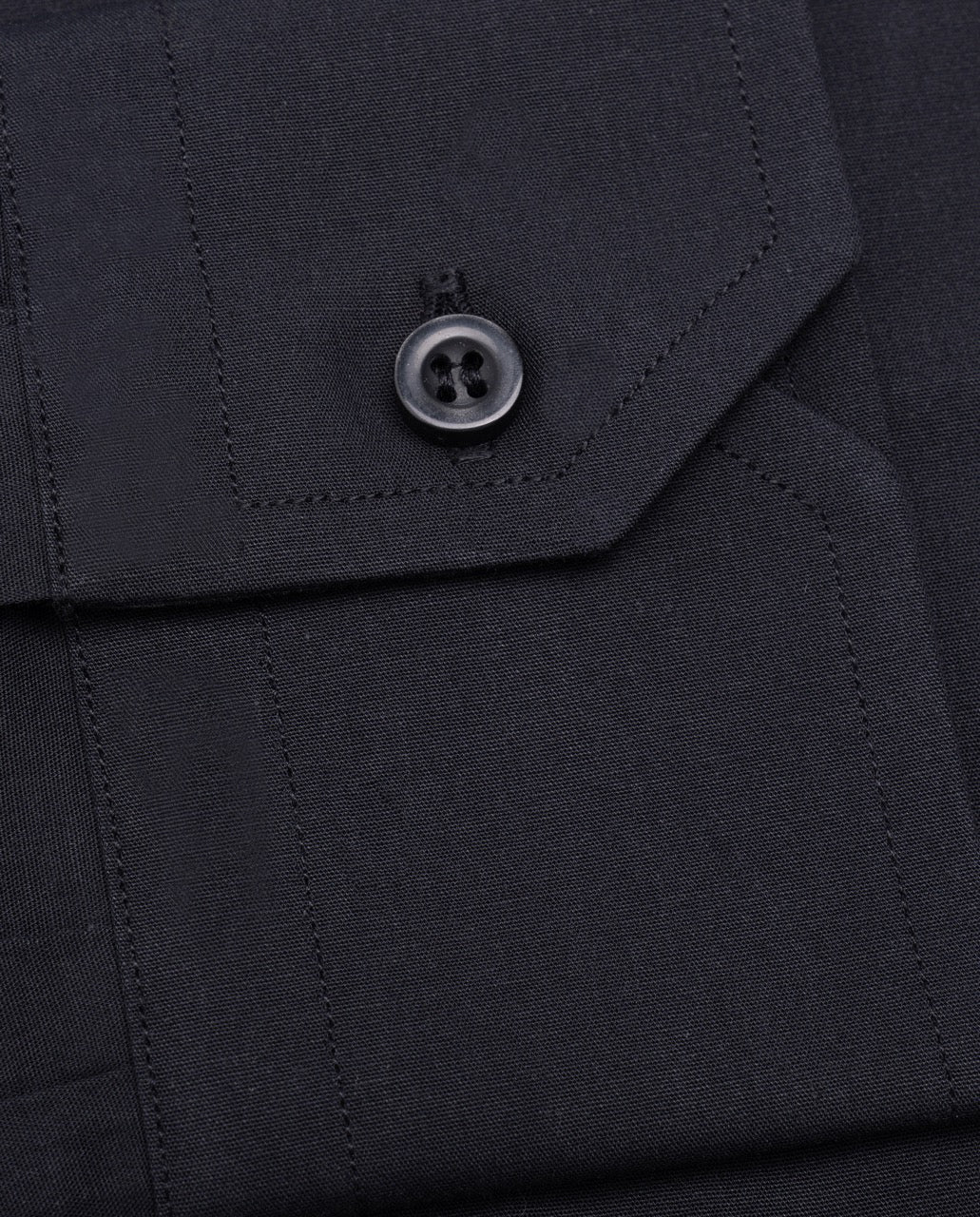 Camicissima Black Plain Poplin Shirt