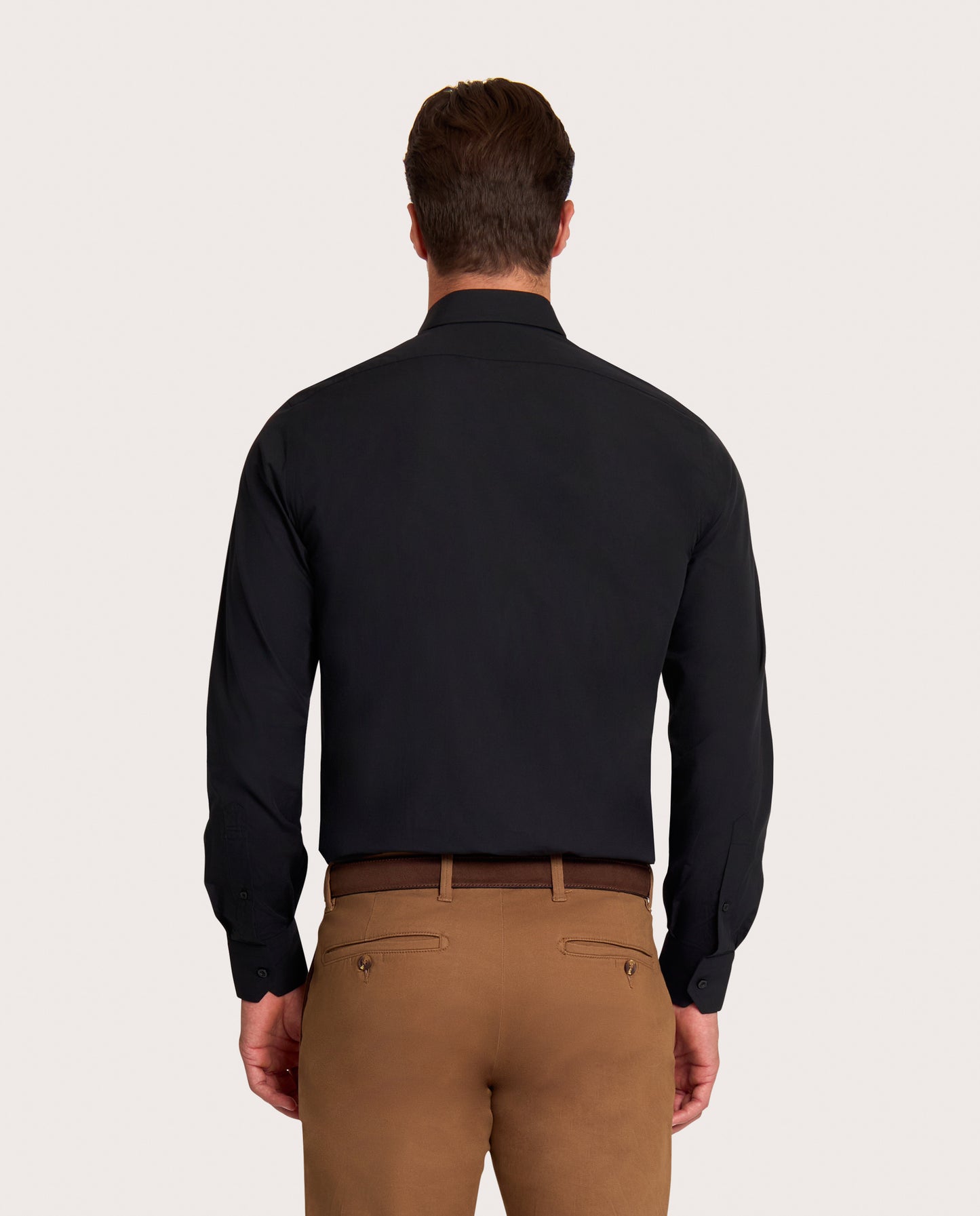 Camicissima Black Plain Poplin Shirt