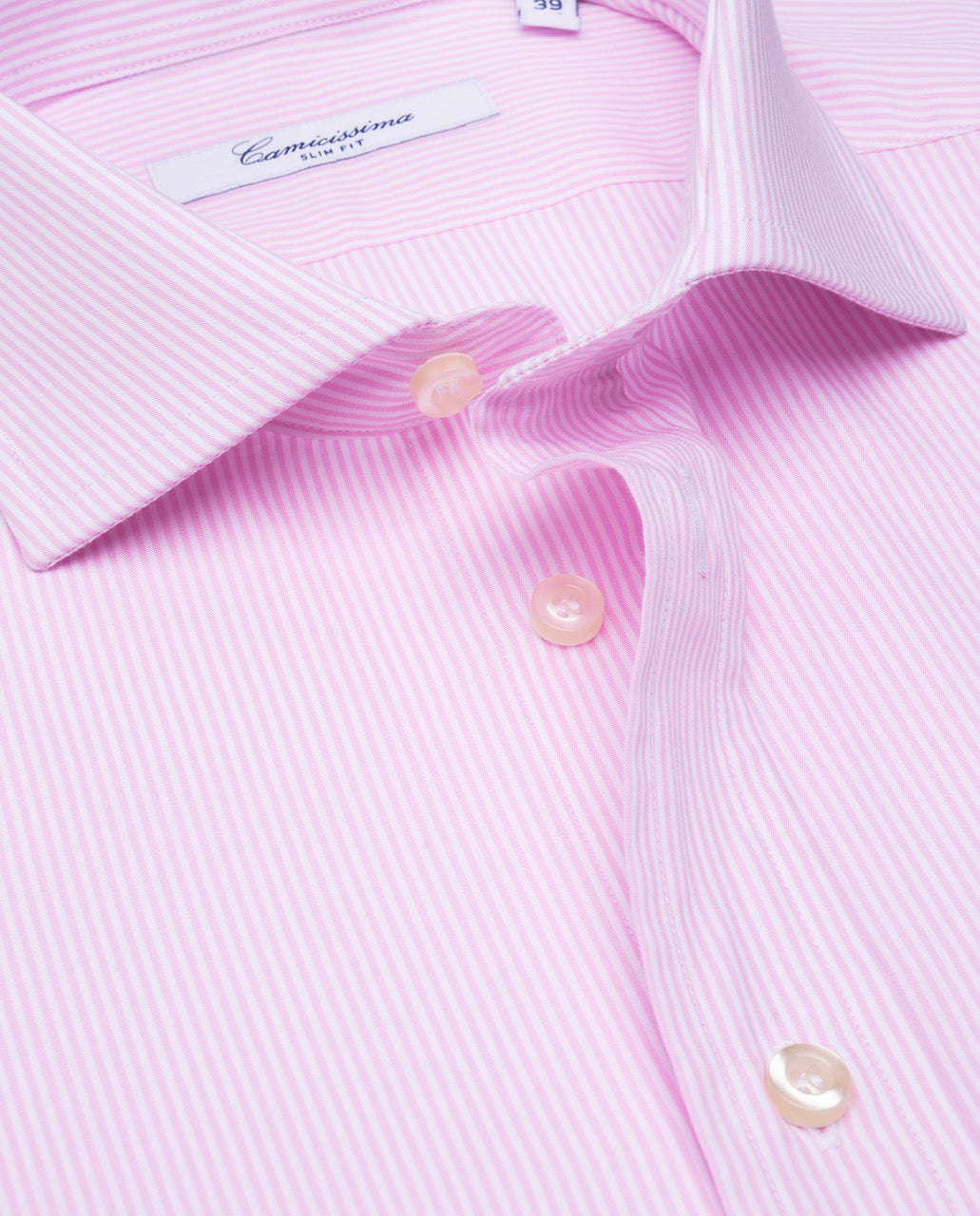 Camicissima Pink Striped Poplin Shirt