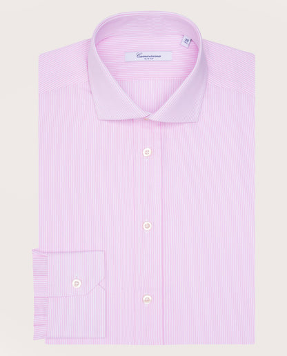 Camicissima Pink Striped Poplin Shirt