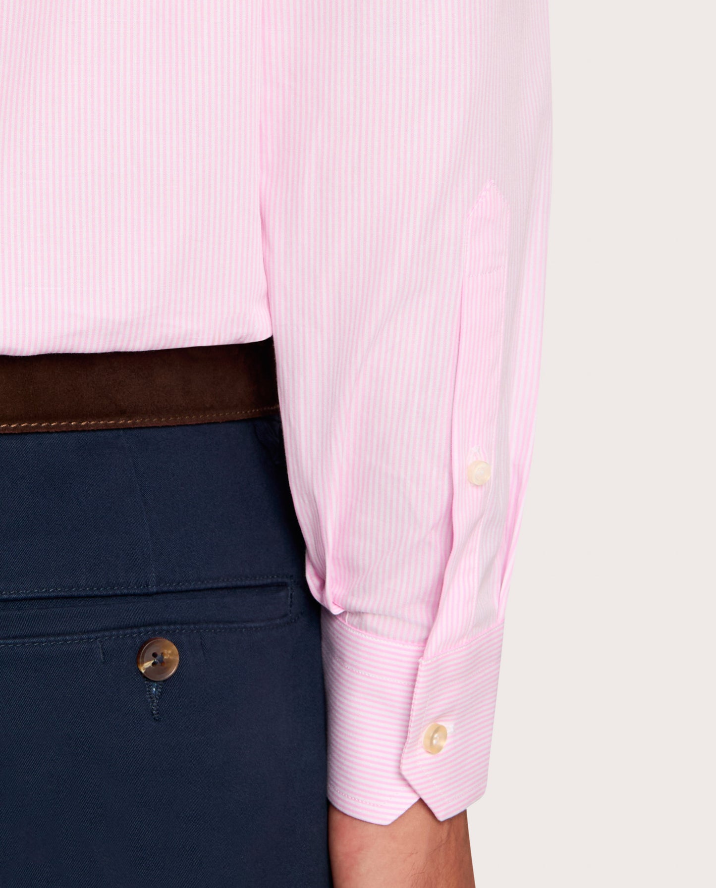 Camicissima Pink Striped Poplin Shirt