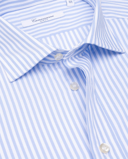Camicissima Light Blue Striped Poplin Shirt