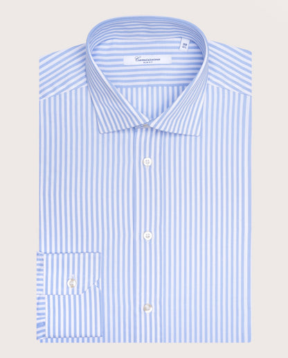 Camicissima Light Blue Striped Poplin Shirt