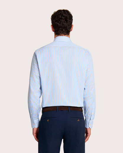 Camicissima Light Blue Striped Poplin Shirt