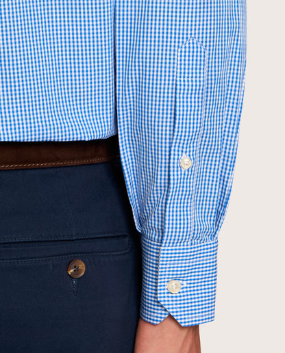 Camicissima Blue Checkered Fancy Poplin Shirt