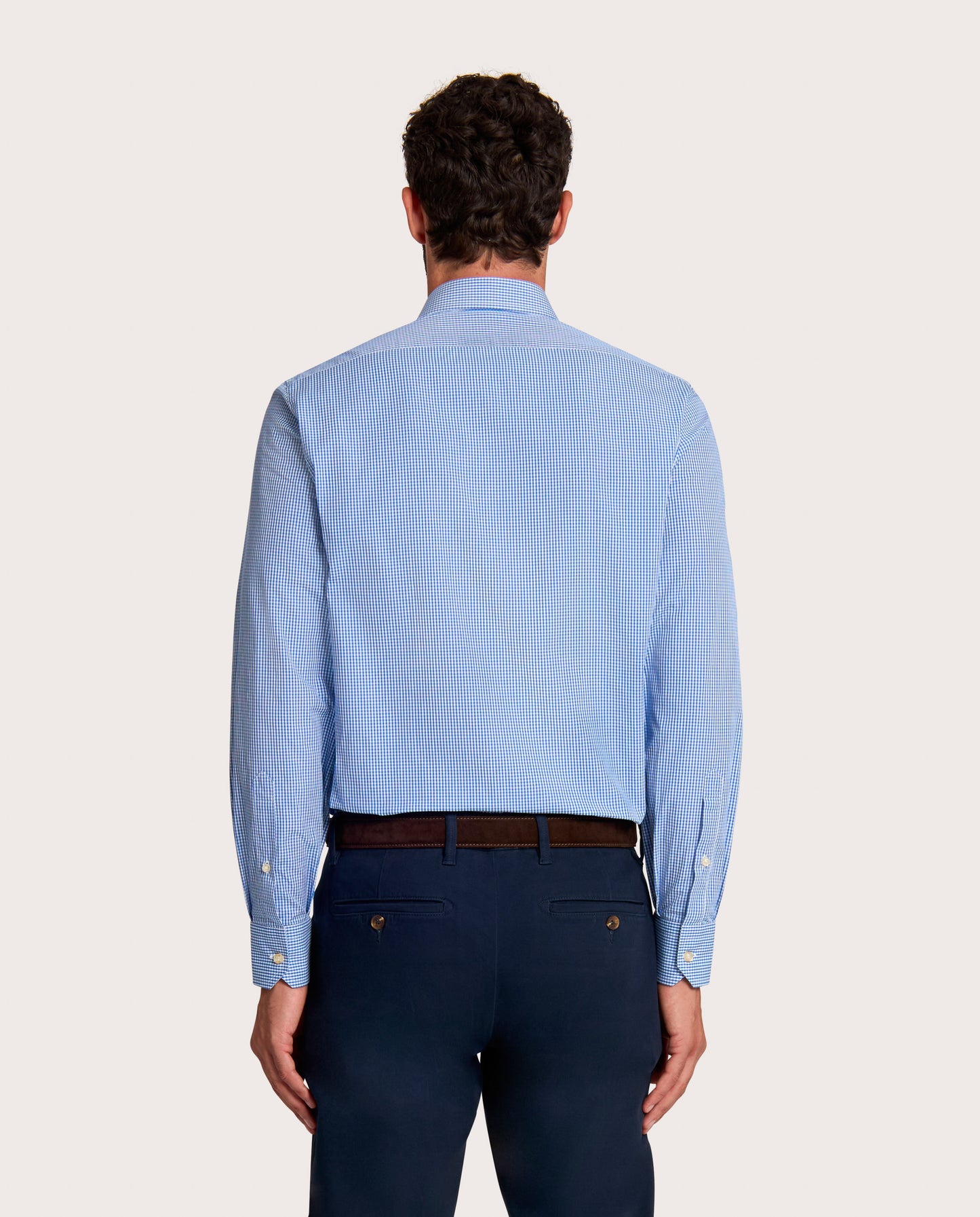 Camicissima Blue Checkered Fancy Poplin Shirt