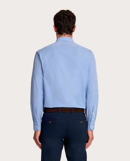 Camicissima Blue Checkered Fancy Poplin Shirt